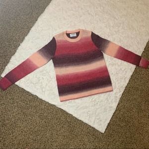 OLD NAVY multi colored light/dark pink&purple shaded Sweater size S,Petite